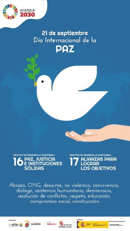 Día Internacional de la Paz. 21 de septiembre